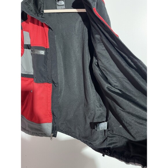 The North Face Steep Tech Jacket Mens L Red Scot Schmidt Hood Sweat Nylon Ski - Picture 3 of 16